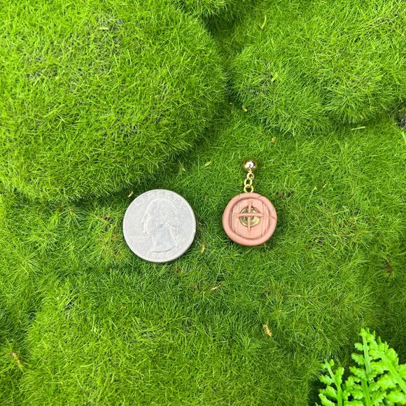 Fairy Window Polymer Clay Hypoallergenic Handmade Dangle Earrings Hobbit Fairy - Picture 7 of 10